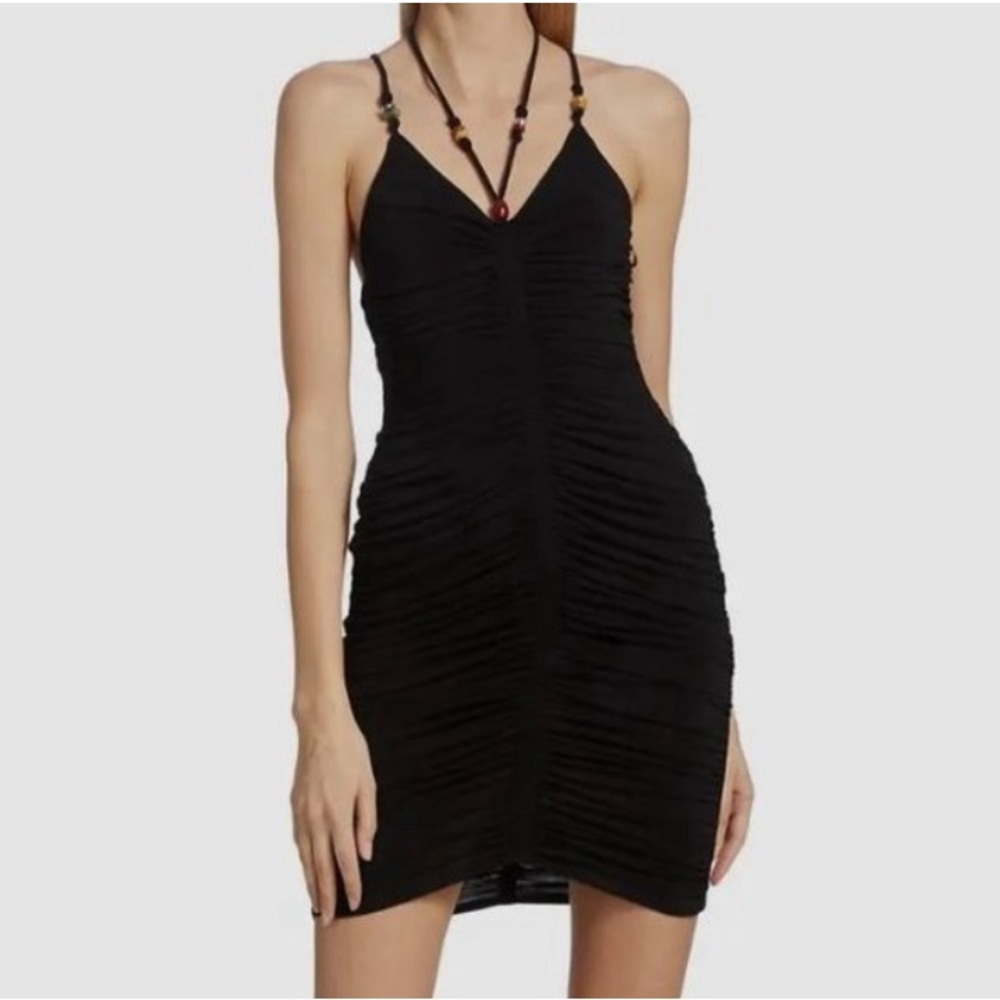 A.L.C Anya beaded mini dress